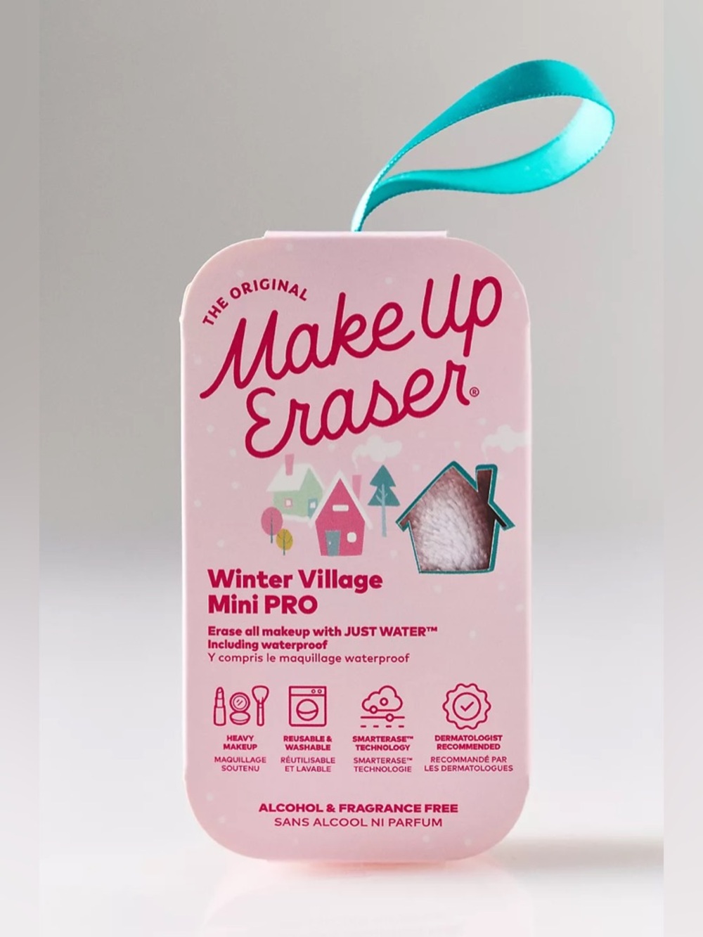 NWT The Original MakeUp Eraser~Winter Villiage Mini PRO